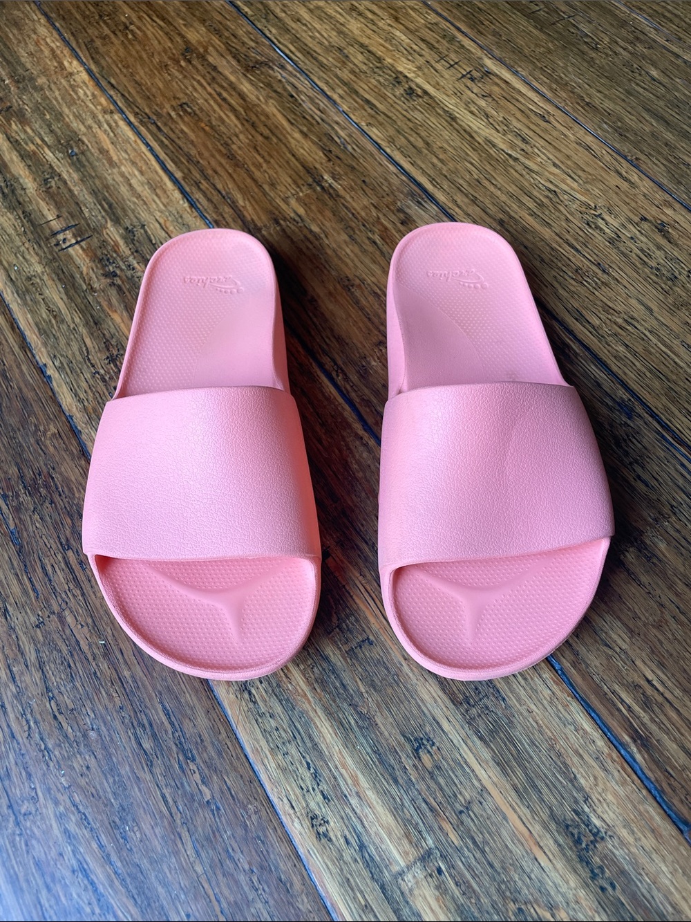 Women's Slide Sandals in Coral Pink